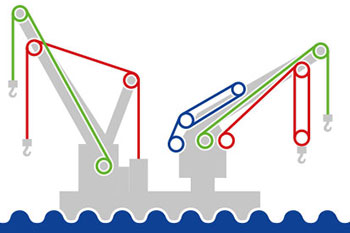 Offshore cranes