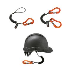 Coil Tool Lanyard w/ Single or Dual Carabiner 2lbs / 0.9kg