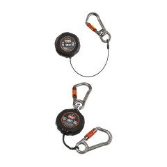 Retractable with Belt Loop Clip or with Carabiner Mount