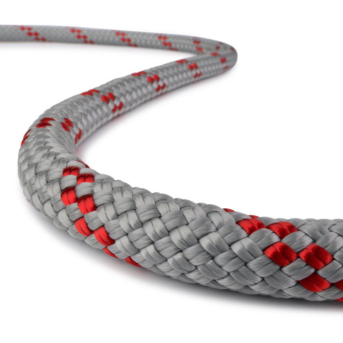 White online climbing rope