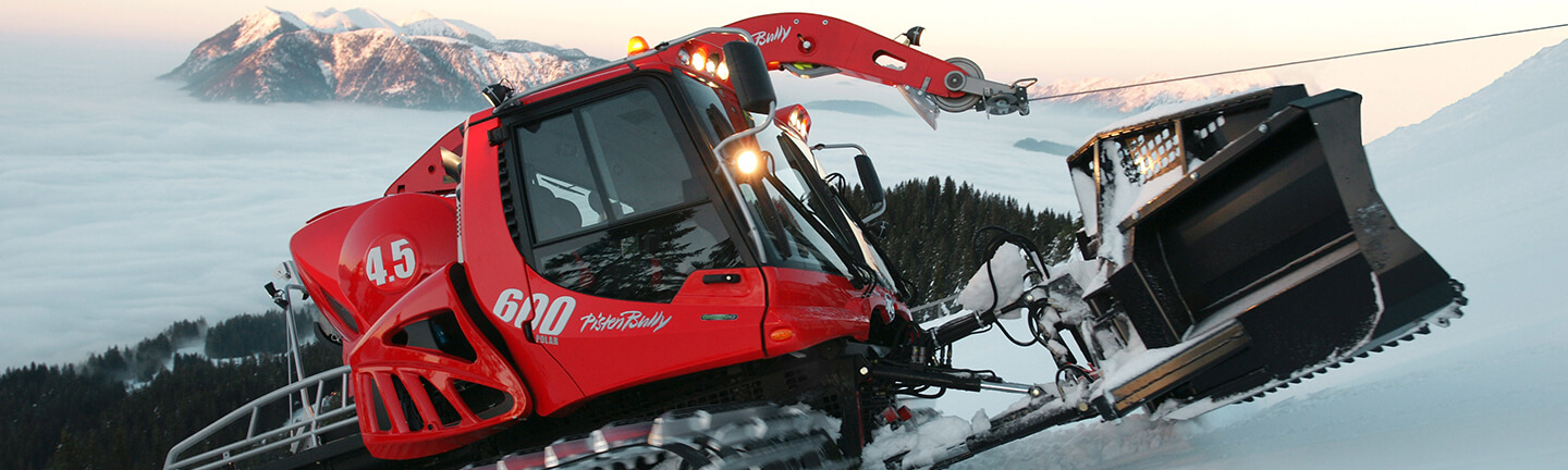 Pistenbully von Kässbohrer mit TEUFELBERGER Stahlseil