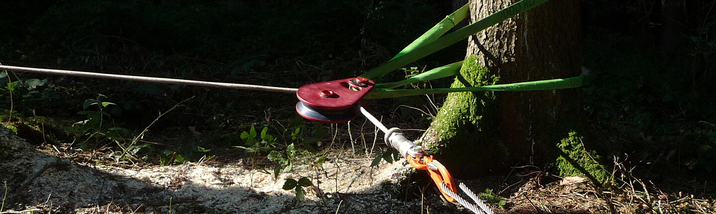STRATOS® Winch Pro used as a hauling rope on a skidding winch.