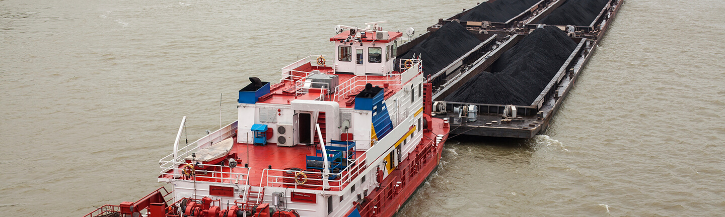 Tow Line and Barge