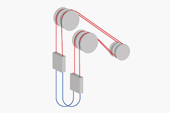 Friction (Koepe) hoist 