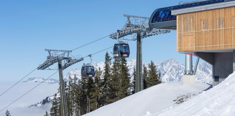 TirolS / Fieberbrunn and Saalbach Hinterglemm Leogang, Austria (monocable ropeway) TirolS / Fieberbrunn and Saalbach Hinterglemm Leogang, Austria (monocable ropeway)
